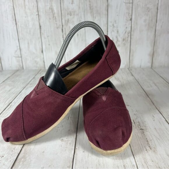 Toms maroon Womens 8‎ - Picture 5 of 9